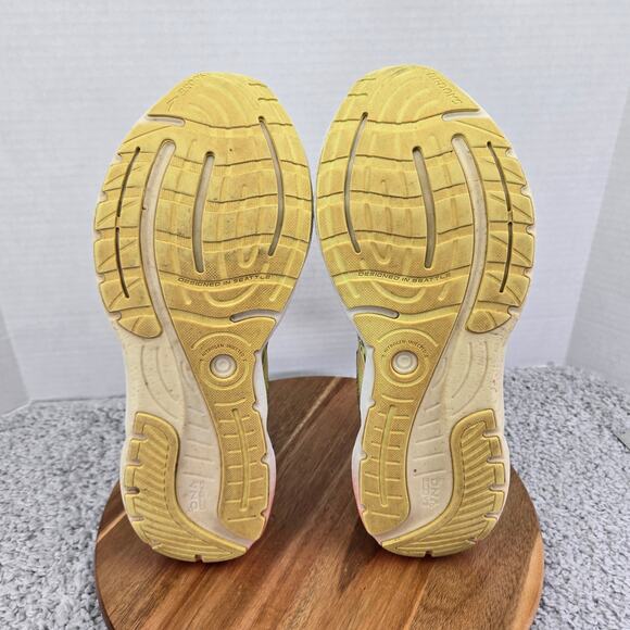 Brooks Glycerin 20 Lime Red Ebony Athletic Gym Daily Road Running Shoe Mens 13 D - Picture 11 of 15